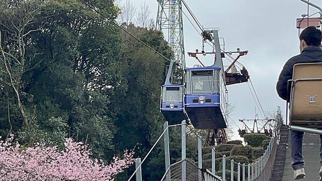 松山城山ロープウェイ(Câble de la Montagne du Château de Matsuyama): "Vers les Cieux de Matsuyama"